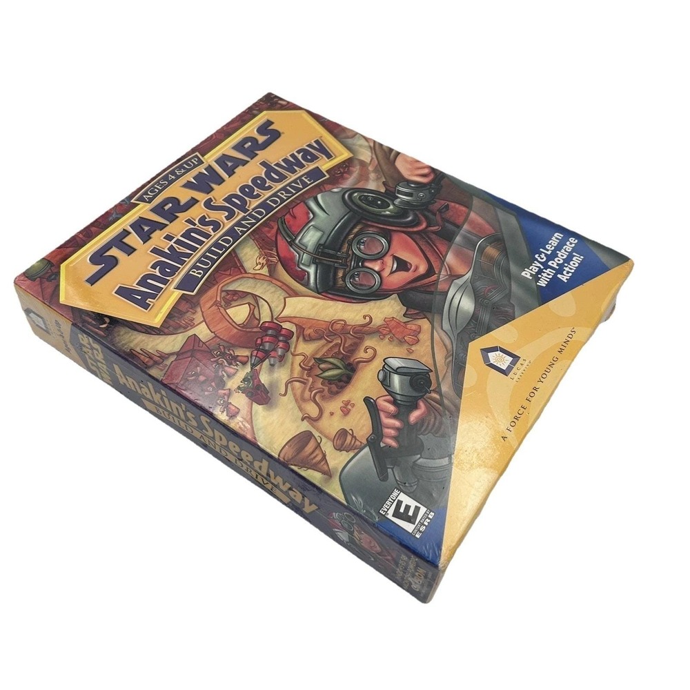 Vintage 1999 Star Wars PC/MAC Game Anakins Speedway Collector Factory SEALED NWT